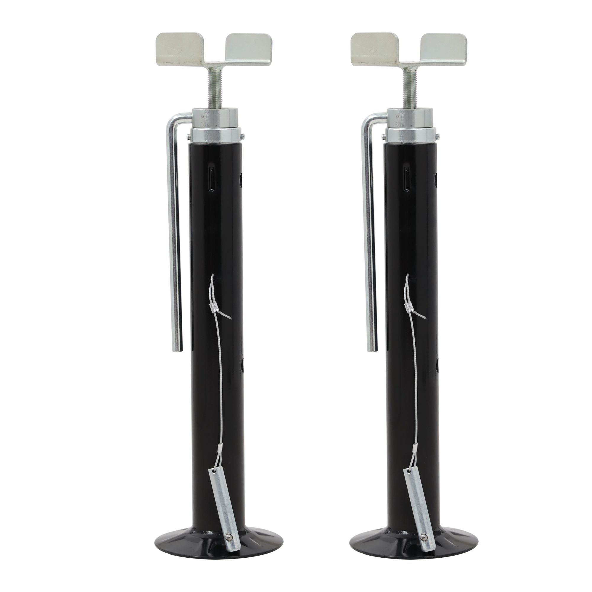 TowingMaster RV Slideout Stabilizer - 19in. to 33in., Corrosion-Resistant Steel, 5000-Lb. Capacity, 2 Pcs,